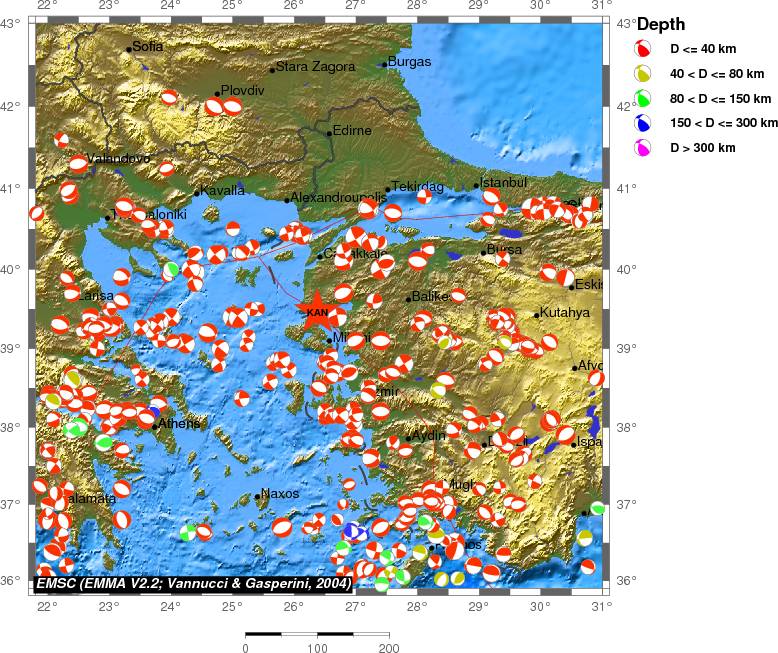 Regional moment Tensor