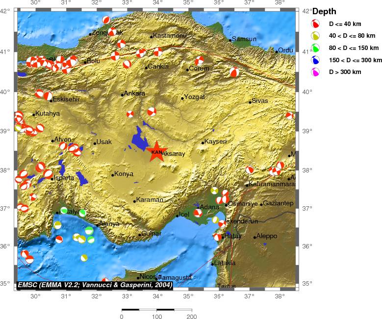 Regional moment Tensor