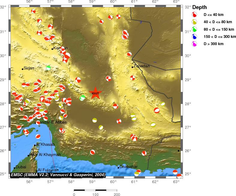 Regional moment Tensor