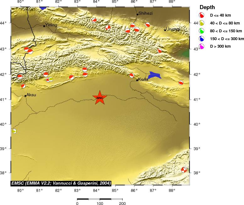 Regional moment Tensor