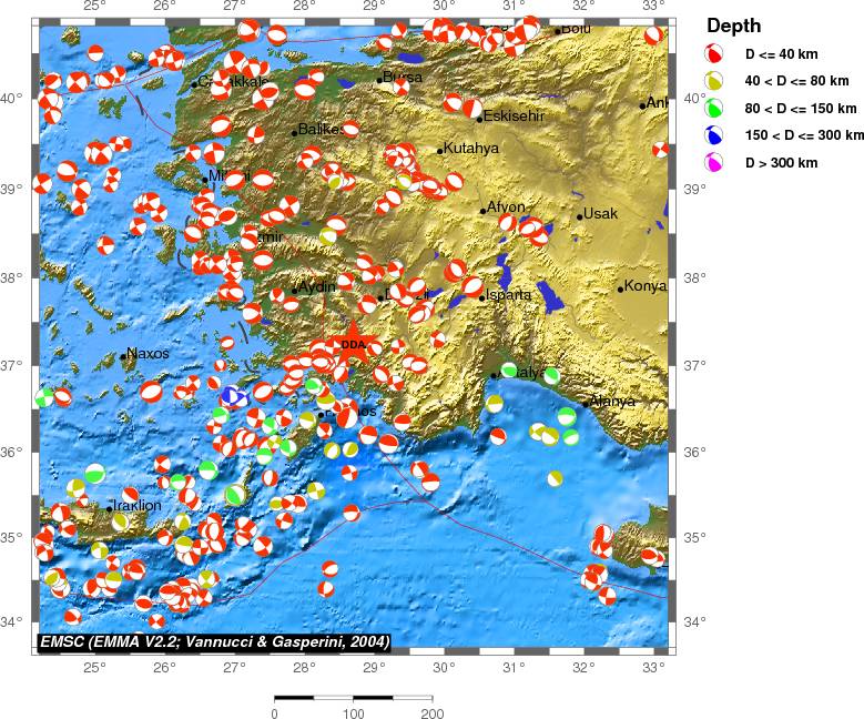 Regional moment Tensor