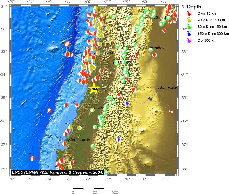 Regional moment Tensor