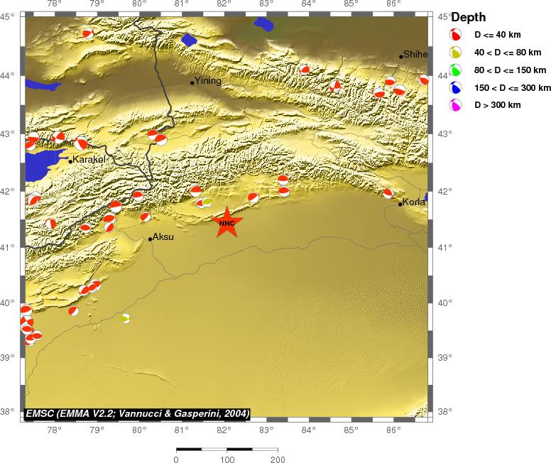 Regional moment Tensor