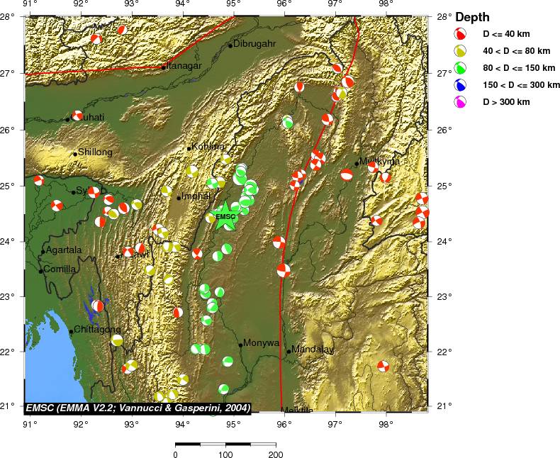 Regional moment Tensor