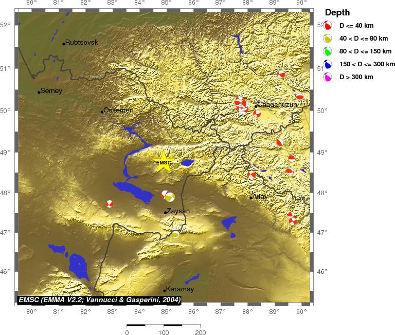Regional moment Tensor