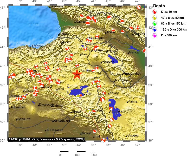 Regional moment Tensor