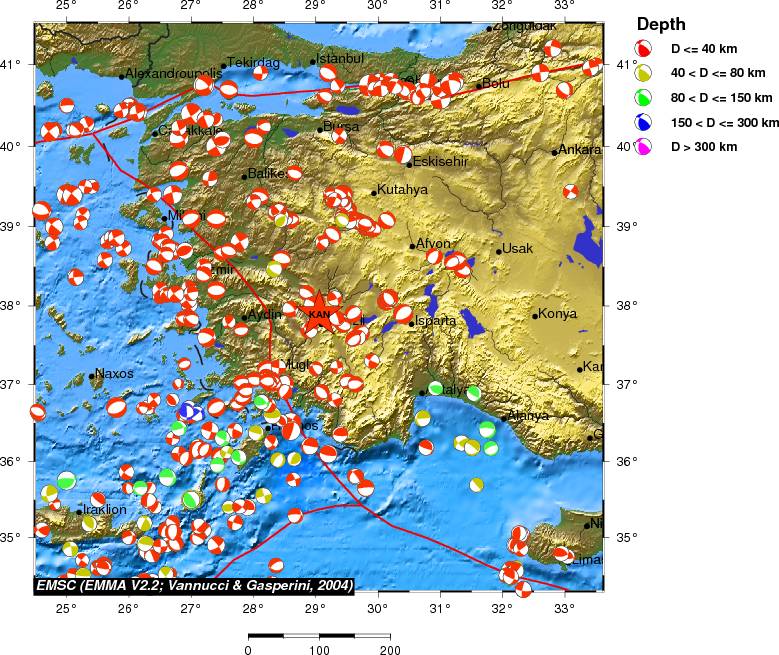 Regional moment Tensor