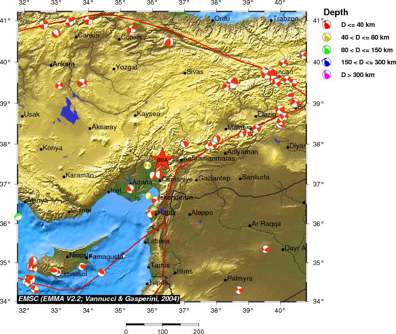 Regional moment Tensor