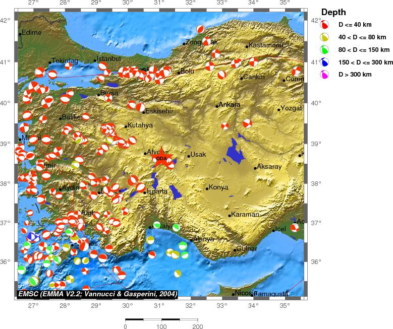 Regional moment Tensor