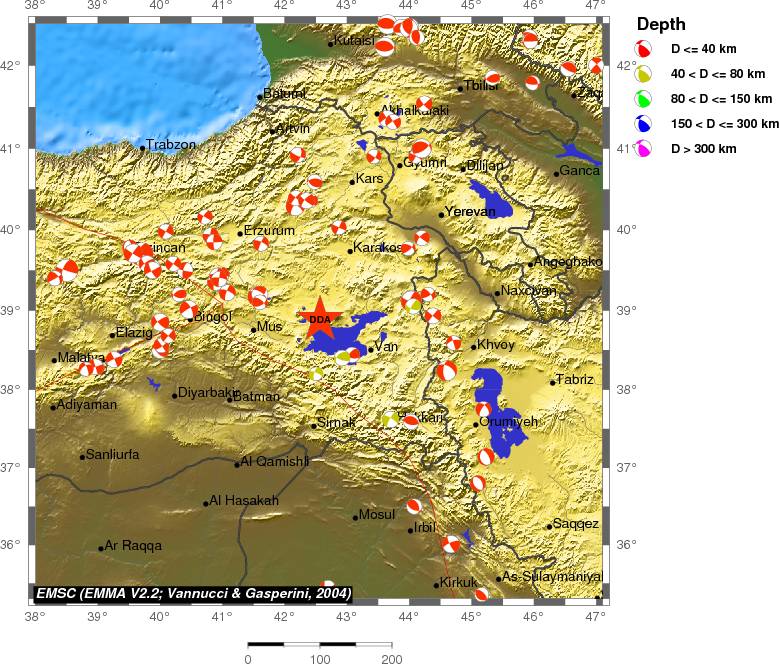 Regional moment Tensor