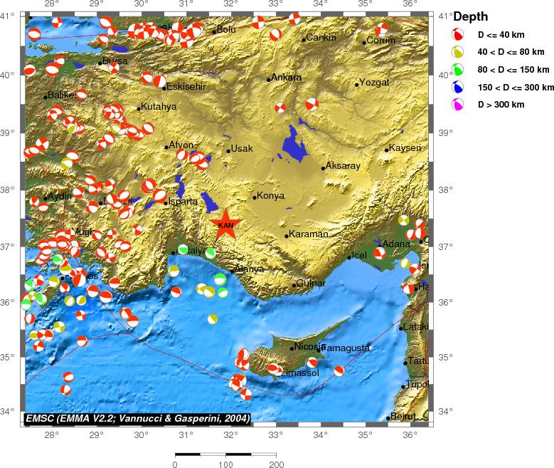 Regional moment Tensor