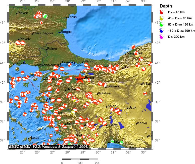Regional moment Tensor