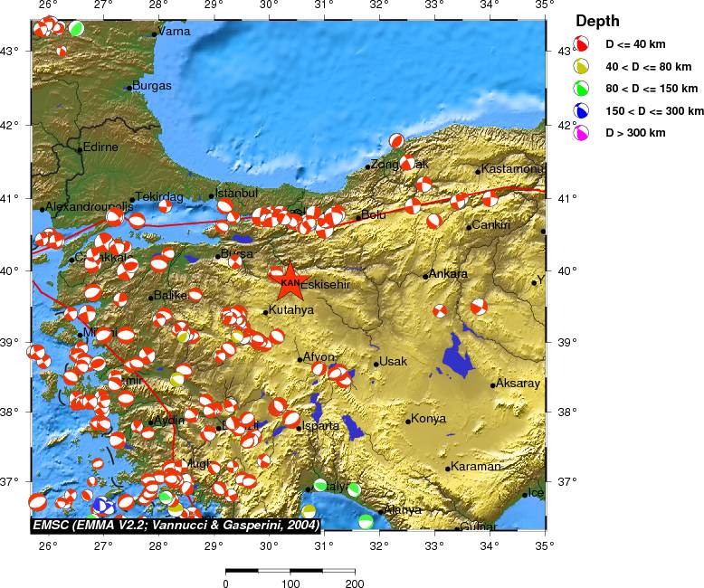 Regional moment Tensor