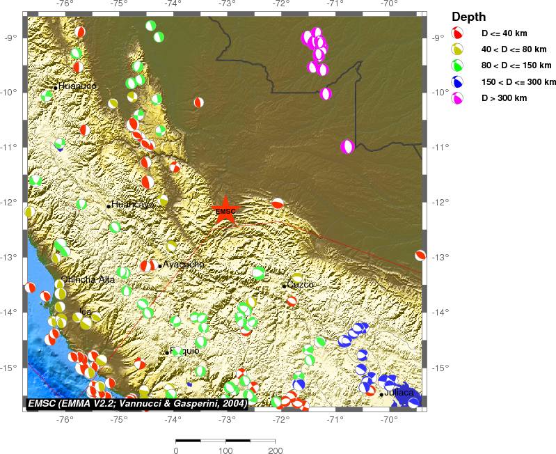 Regional moment Tensor