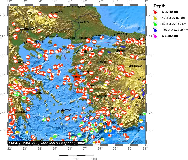 Regional moment Tensor