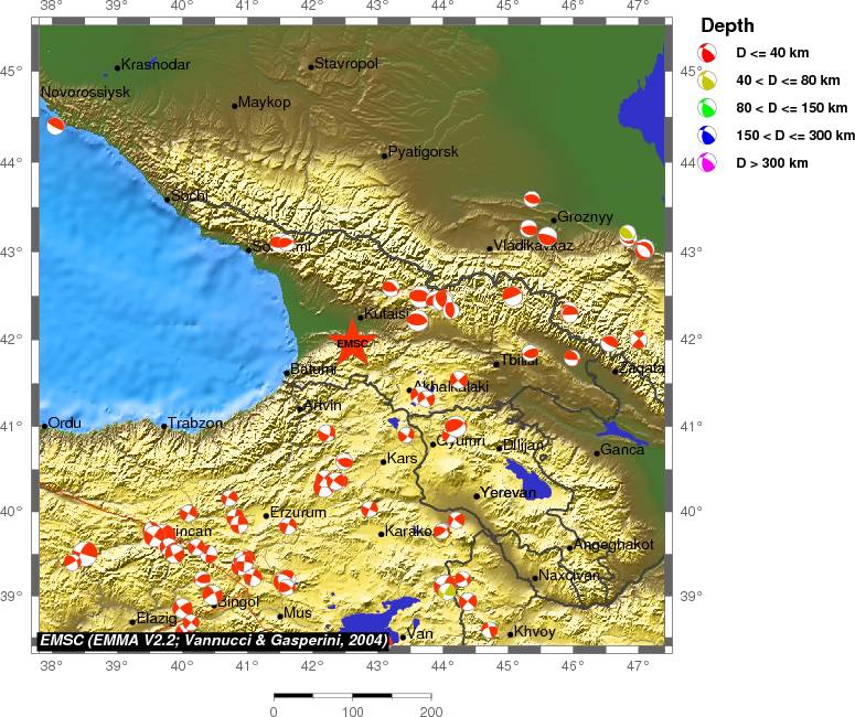 Regional moment Tensor