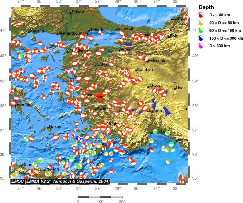 Regional moment Tensor