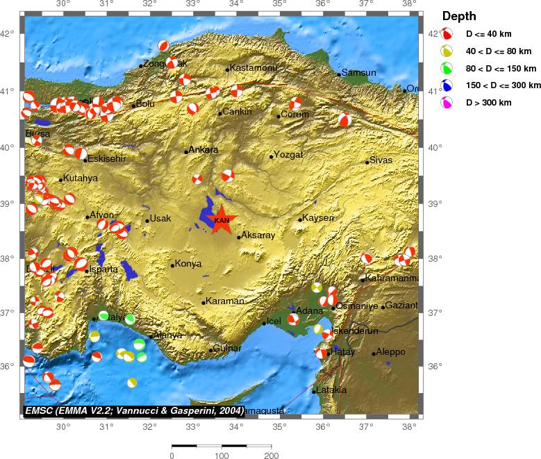 Regional moment Tensor