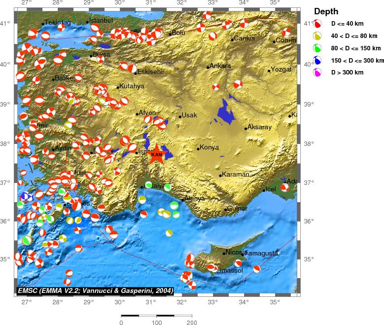 Regional moment Tensor