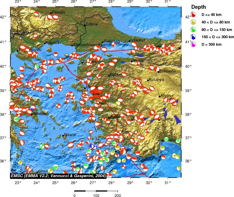 Regional moment Tensor