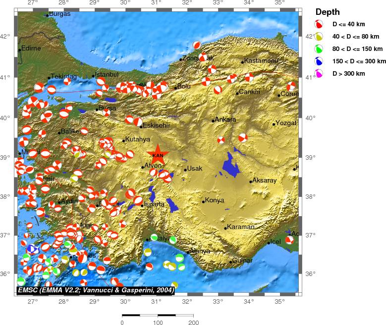 Regional moment Tensor
