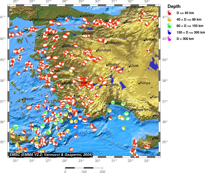 Regional moment Tensor