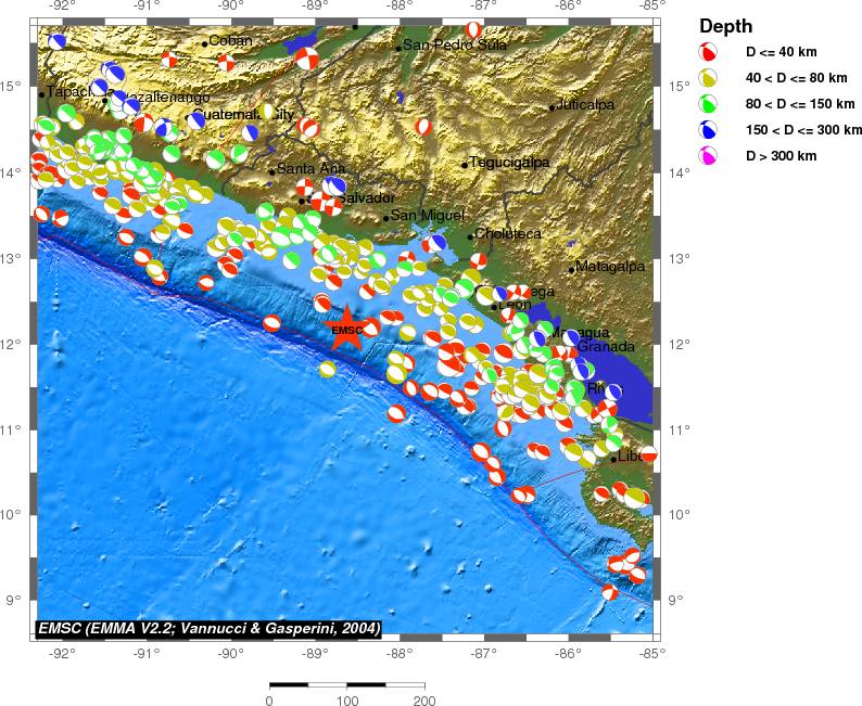 Regional moment Tensor