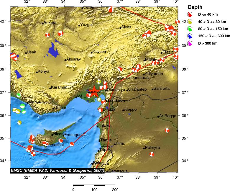 Regional moment Tensor