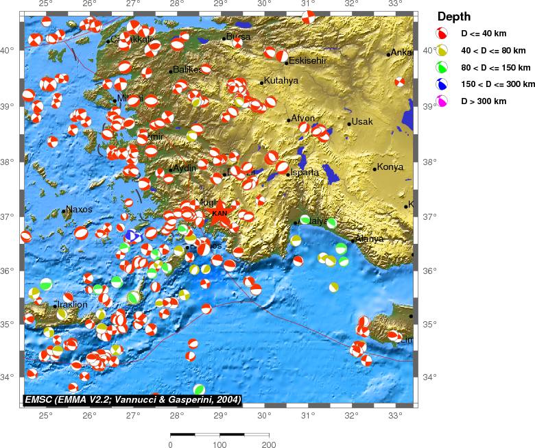 Regional moment Tensor