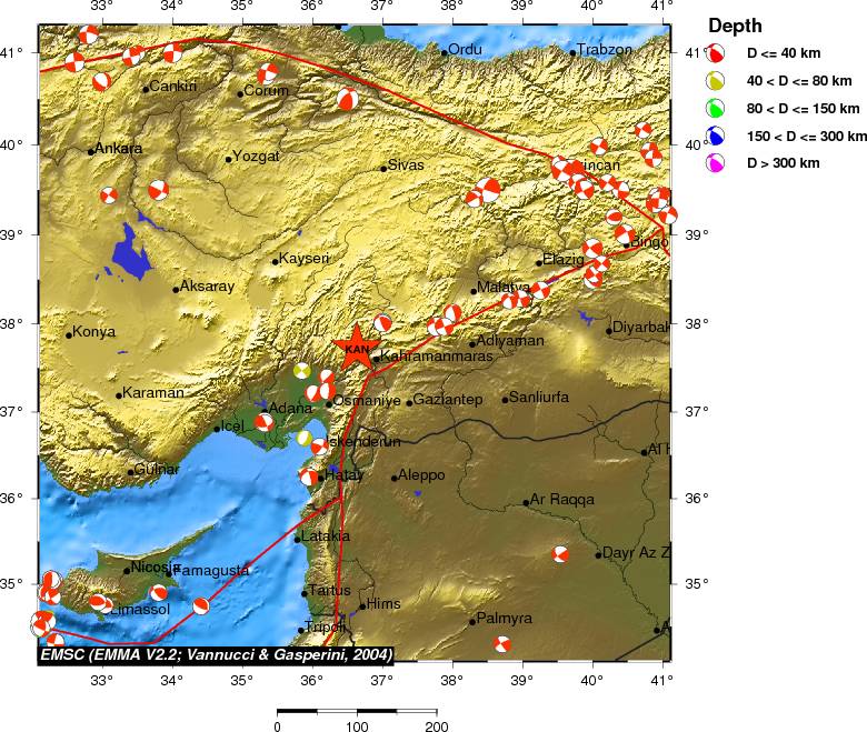 Regional moment Tensor