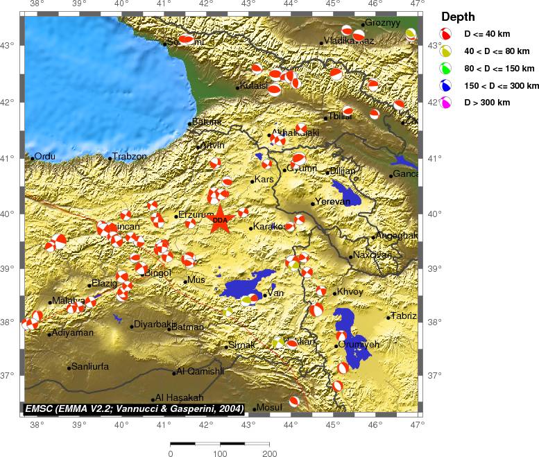 Regional moment Tensor