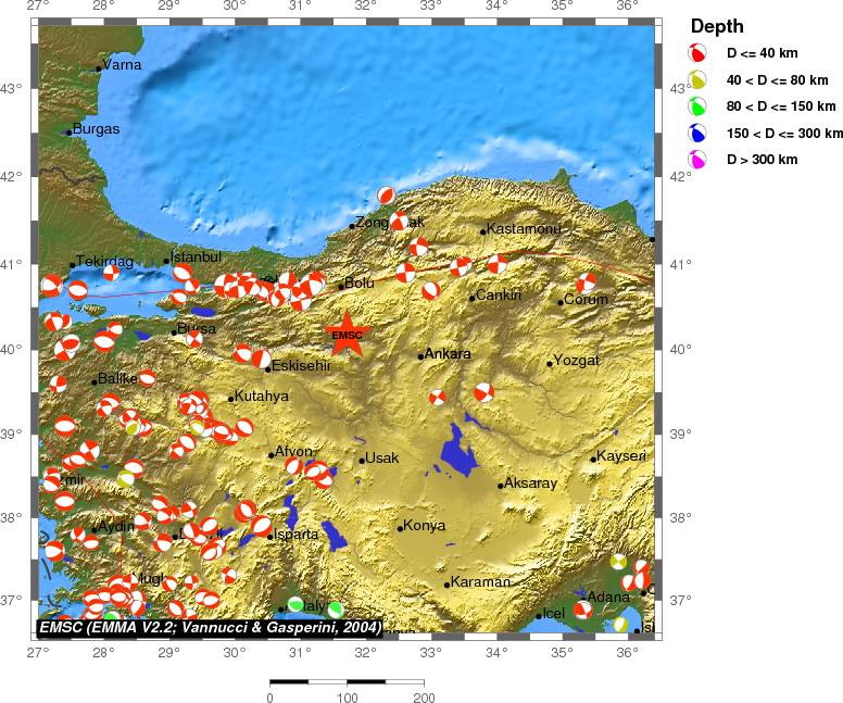 Regional moment Tensor