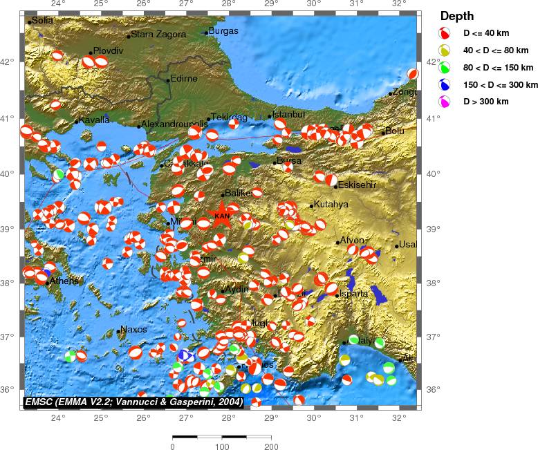 Regional moment Tensor
