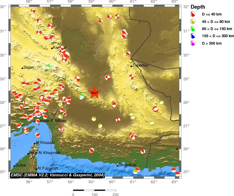 Regional moment Tensor