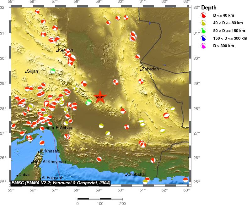 Regional moment Tensor