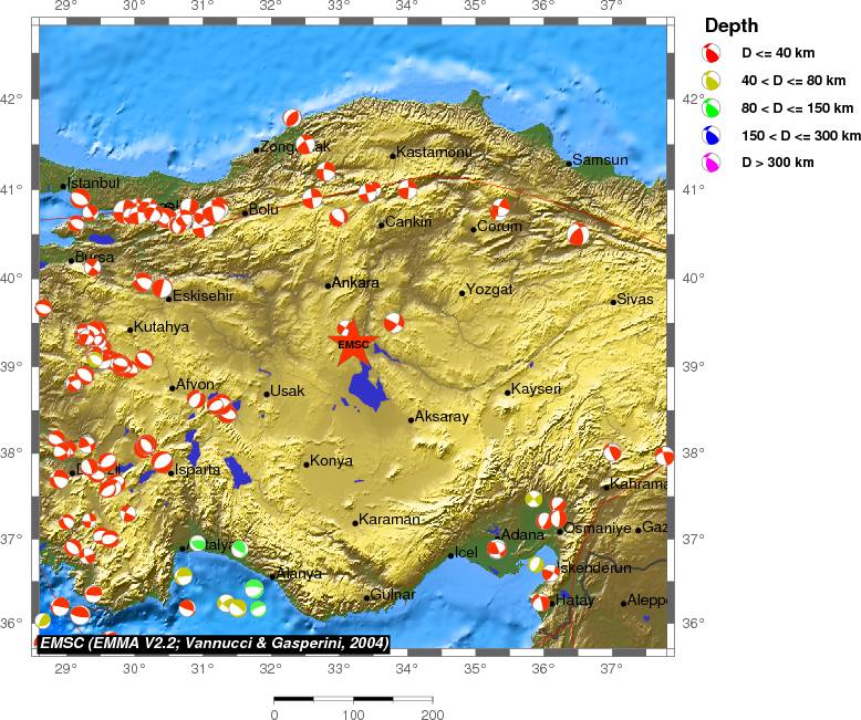 Regional moment Tensor