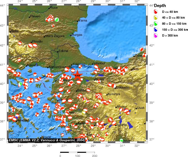 Regional moment Tensor