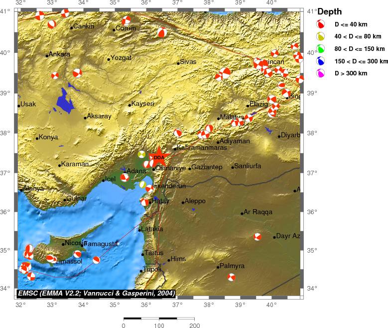 Regional moment Tensor