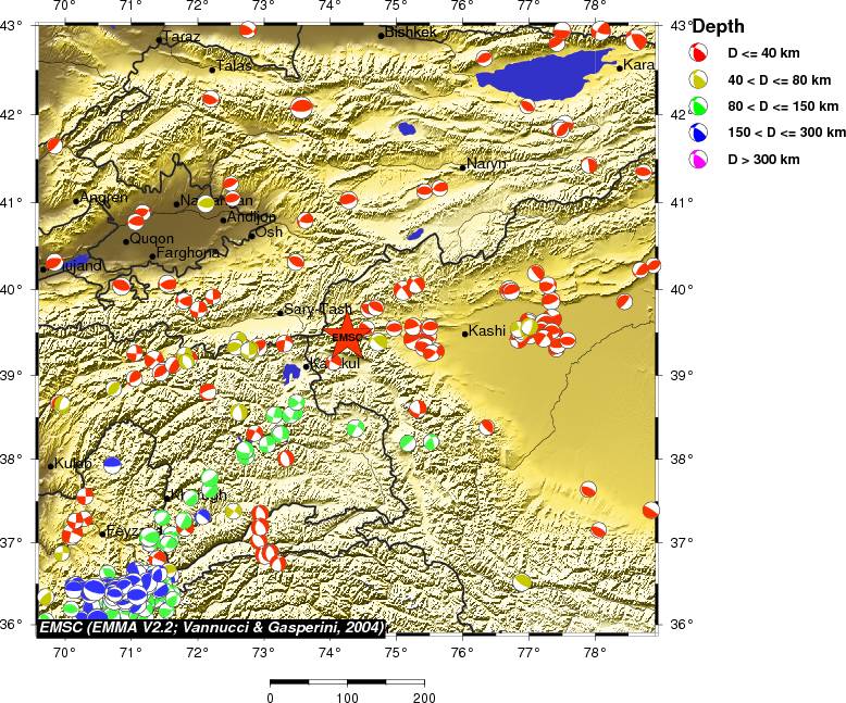 Regional moment Tensor