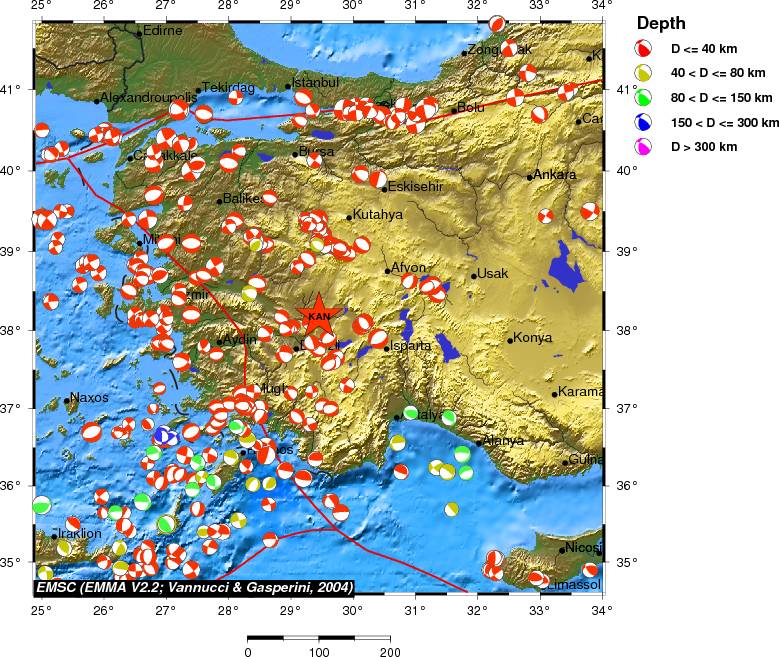 Regional moment Tensor