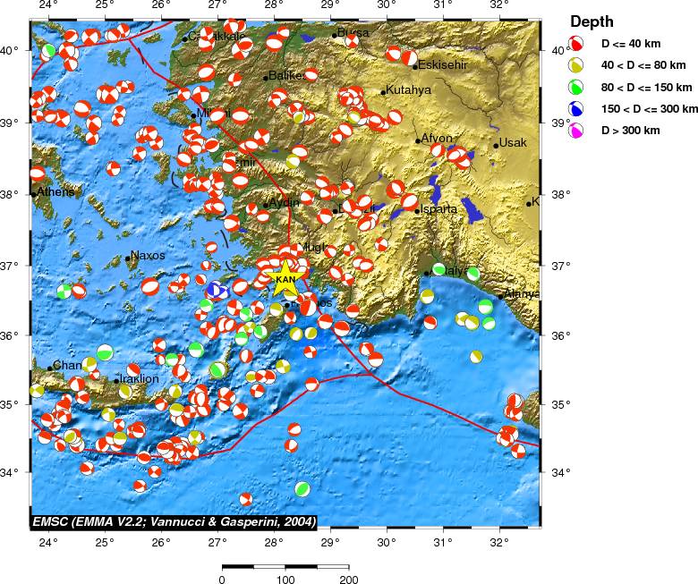 Regional moment Tensor