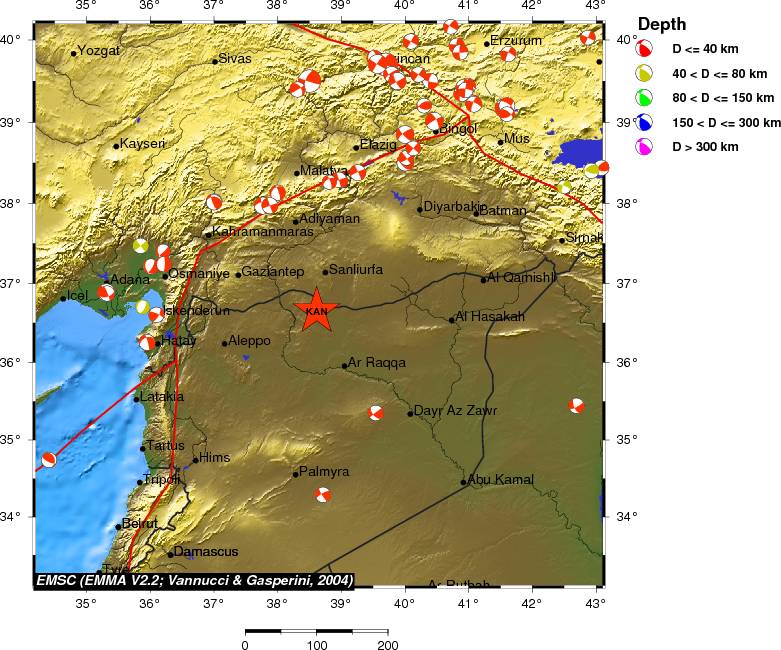 Regional moment Tensor
