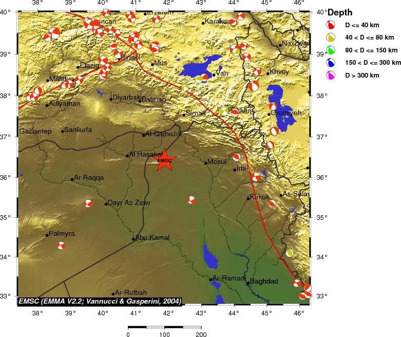 Regional moment Tensor