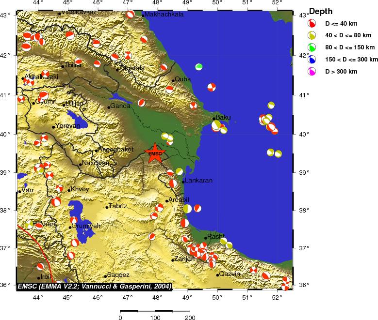 Regional moment Tensor