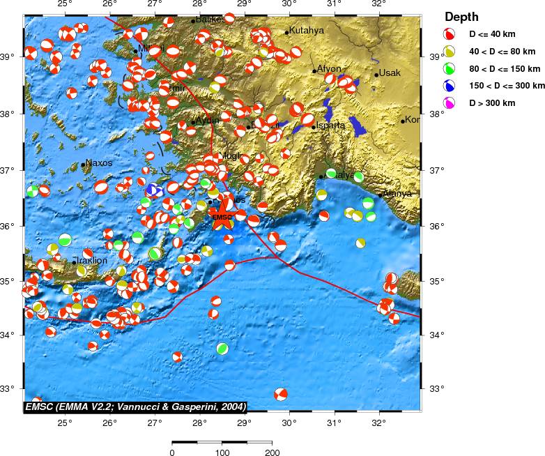 Regional moment Tensor