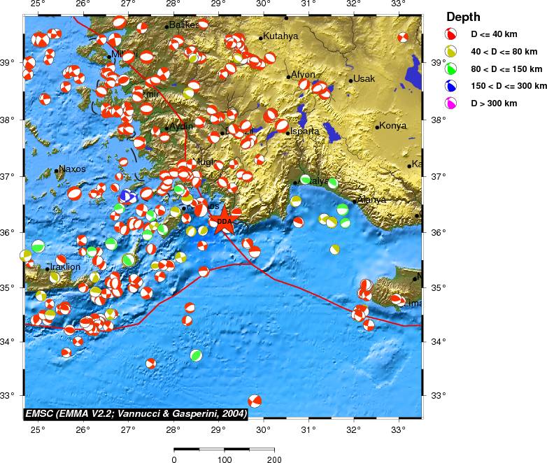 Regional moment Tensor