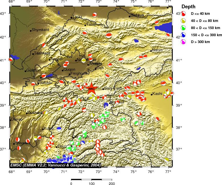 Regional moment Tensor