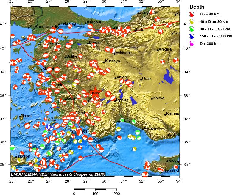 Regional moment Tensor