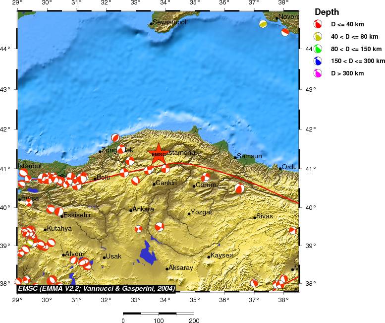 Regional moment Tensor