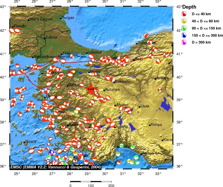 Regional moment Tensor